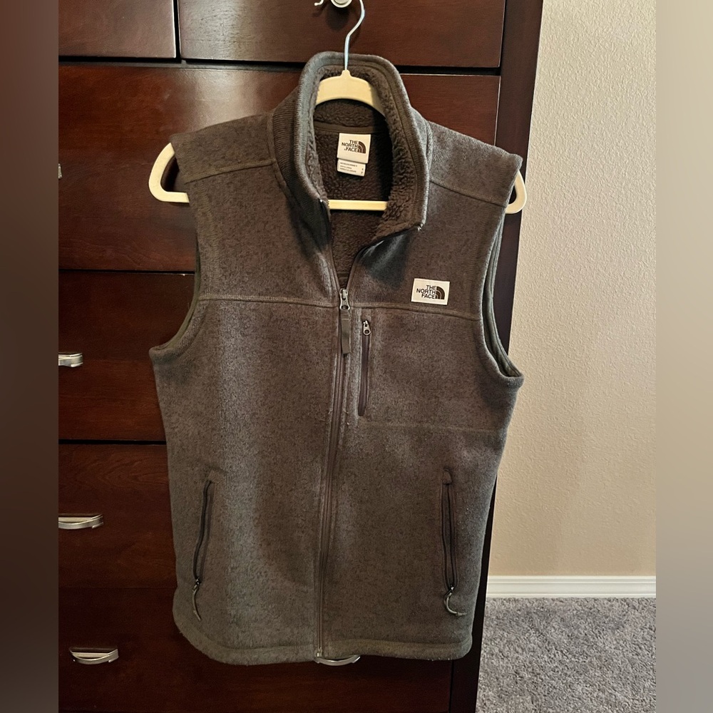 The North Face Fleece Vest - Olive - Size Small